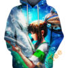 Chihiro And Haku Underwater Hoodie 3D Chihiro And Haku Underwater Hoodie 3D 0