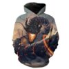 Chinese Dragon Epic Fantasy Dragon Hoodie 3D Chinese Dragon Epic Fantasy Dragon Hoodie 3D 0