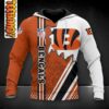 Cincinnati Bengals 3D Football NFL Hoodie 0