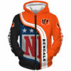 Cincinnati Bengals 3D Hoodie Pullover Zip Hoodie Nfl for Fans 0