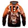 Cincinnati Bengals Hoodie 3D Halloween Horror Night Gift for Fans Cincinnati Bengals Hoodie 3D Halloween Horror Night Gift for Fans 0