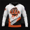 Cincinnati Bengals Hoodie Cool Graphic Gifts for Fans Cincinnati Bengals Hoodie Cool Graphic Gifts for Fans 0