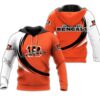 Cincinnati Bengals Hoodie Curve Graphic Gifts for Fans 0
