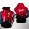 Cincinnati Reds MLB Team US 3D Hoodie 0