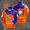 Clemson Tigers Custom Hoodie 3D Clemson Tigers Custom Hoodie 3D 0