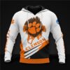 Clemson Tigers Hoodie 3D Zip Hoodie Long Sleeve Gift for Fan Clemson Tigers Hoodie 3D Zip Hoodie Long Sleeve Gift for Fan 0