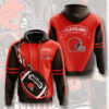 Cleveland Browns Hoodie Flame Balls Graphic Gift for Fans 0