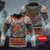 Cleveland Browns NFL 3D All Over Print Zip up Hoodie Options 1
