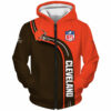Cleveland Browns Zip Hoodie 3D Cute Zip Hoodie Pullover Gift for Fans Cleveland Browns Zip Hoodie 3D Cute Zip Hoodie Pullover Gift for Fans 0