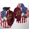 Cleveland Cavaliers NBA US Flag Team 3D Hoodie Cleveland Cavaliers NBA US Flag Team 3D Hoodie 0