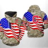 Cleveland Indians MLB US Flag Camo Veteran 3D Hoodie 0