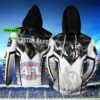 Collingwood Football Club AFL Lightning Custom 3D All Over Print Hoodie 1
