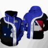 Colorado Rockies MLB Team 3D Hoodie Zipper Hoodie 0