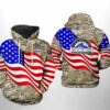 Colorado Rockies MLB US Flag Camo Veteran 3D Hoodie Zipper Hoodie 0