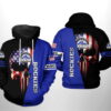 Colorado Rockies MLB US Flag Skull 3D Hoodie Zipper Hoodie 0