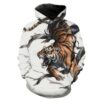 Cool Tiger Printed Tiger Hoodie 3D Cool Tiger Printed Tiger Hoodie 3D 0
