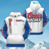 Coors Light Hoodie 3D White Blue Beer Lovers Gift 0