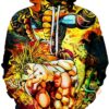 Cosplay Jojo?s Bizarre Adventure Print Pullover With Front Pocket Hoodie All Over Print Hoodie 3D 5 Cosplay Jojos Bizarre Adventure Print Pullover With Front Pocket Hoodie All Over Print Hoodie 3D 5 0