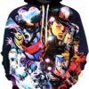 Cosplay Jojo?s Bizarre Adventure Print Pullover With Front Pocket Hoodie All Over Print Hoodie 3D 9 Cosplay Jojos Bizarre Adventure Print Pullover With Front Pocket Hoodie All Over Print Hoodie 3D 9 0