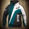 Custom Nfl Philadelphia Eagles 3D All Over Print Zip Up Hoodie Option Custom NFL Philadelphia Eagles 3D All Over Print Zip up Hoodie Option 1