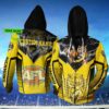 Customized Richmond Football Club AFL Lightning Mascot 3D Hoodie with Personalized Name All Over Print 1