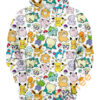 Cute Pokemon Hoodie 3D Cute Pokemon Hoodie 3D 0