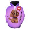 Cute Poodle Cute Poodle Dog Hoodie 3D Cute Poodle Cute Poodle Dog Hoodie 3D 0