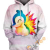 Cyndaquill Hoodie 3D 0