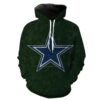 Dallas Cowboys Football Cowboys Field Hoodie 3D 0