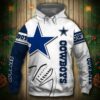Dallas Cowboys Hoodie 3D Graphic Balls Zip Hoodie Pullover Dallas Cowboys Hoodie 3D Graphic Balls Zip Hoodie Pullover 0