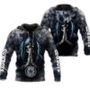 Dallas Cowboys Hoodie 3D Zip Hoodie Death Smoke Graphic Gifts for Fans 0