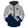 Dallas Cowboys Hoodie 3D Zip Hoodie Pullover Size S-5Xl Dallas Cowboys Hoodie 3D Zip Hoodie Pullover Size S5Xl 0