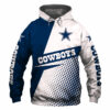 Dallas Cowboys Hoodie Longsleve Zip Hoodie for Fan 0