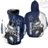 Dallas Cowboys Jack Skellington And Zero 3D Hoodie Dallas Cowboys Jack Skellington And Zero 3D Hoodie 0