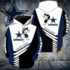 Dallas Cowboys Snoopy Fan Hoodie 3d 0