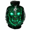 Dallas Stars Halloween Hoodie 3D Skulls Pullover Nhl 0