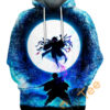 Demon Slayer Under The Moonlight Hoodie 3D Demon Slayer Under The Moonlight Hoodie 3D 0