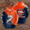 Denver Broncos Custom All Over Print Hoodie 3D 10 Denver Broncos Custom All Over Print Hoodie 3D 10 0