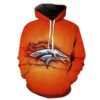 Denver Broncos Football Logo Broncos Hoodie 3D Denver Broncos Football Logo Broncos Hoodie 3D 0