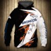 Denver Broncos Hoodie 3D Zip Hoodie Thunder Graphic Gifts for Fans 0