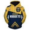 Denver Nuggets Hoodie 3D Zip Hoodie for Fans Denver Nuggets Hoodie 3D Zip Hoodie for Fans 0