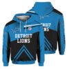 Detroit Lions Hoodie Cute Zip Hoodie Gifts for Fans 0
