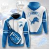 Detroit Lions Hoodie Flame Balls Graphic Gift for Fans 0