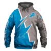 Detroit Lions Hoodie Zigzag Graphic Zip Hoodie Gift for Fans Detroit Lions Hoodie Zigzag Graphic Zip Hoodie Gift for Fans 0