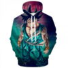 Dragon Ball Anime Harajuku Goku 3D Hoodie Zipper Hoodie 0