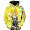 Dragon Ball Cosplay Vegeta Goku Anime 3D Hoodie Zipper Hoodie For All 0