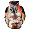 Dragon Ball Goku Anime 3D Hoodie Zipper Hoodie 0
