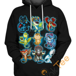 Homepage 5 (Parallax) Dragon Kawaii Hoodie 3D 0