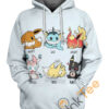 Eevee Emotions Hoodie 3D 0