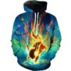 Epic Pikachu Pokemon Anime Hoodie 3D 0